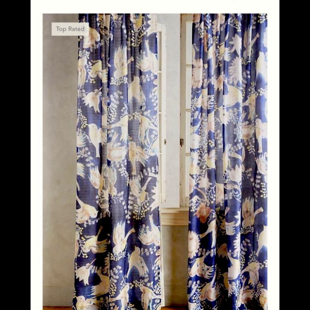 Pair of Anthropologie Odelina Curtains